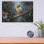  «Yellow and Blue Parrot» par Momart, art mural en métal, 16 po x 12 po-885994613