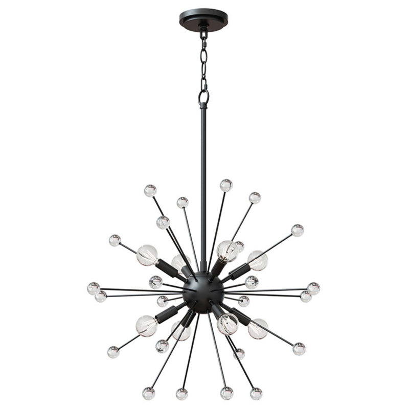 Lustre spoutnik 8 lumières 22,25 po Bossier Bossier