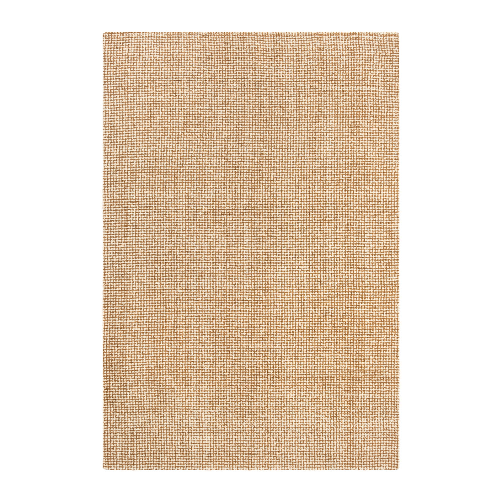 Askino Hand-Tufted Wool Area Rug, Rust, Rectangle 8'6" x 11'6"