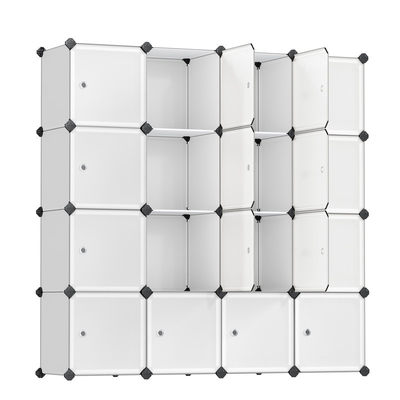 15 Pair Stackable Shoe Storage Cabinet