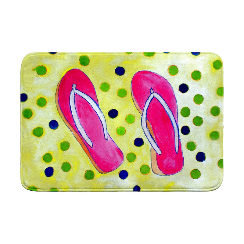 Tapis de bain Flip Flops, L 36 po x l 24 po
