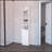 Brenda Linen Cabinet With 1 Door, 3 Open Shelves-550099220