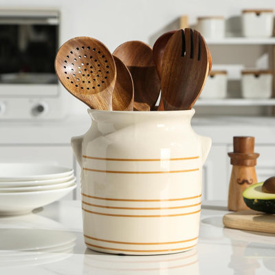 Ceramic Farmhouse Kitchen Utensil Rack