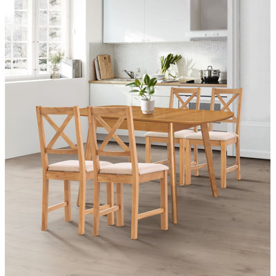 Donnay 4 - Person Butterfly Leaf Dining Set