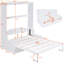 Grand lit avec coussin d'espace, blanc