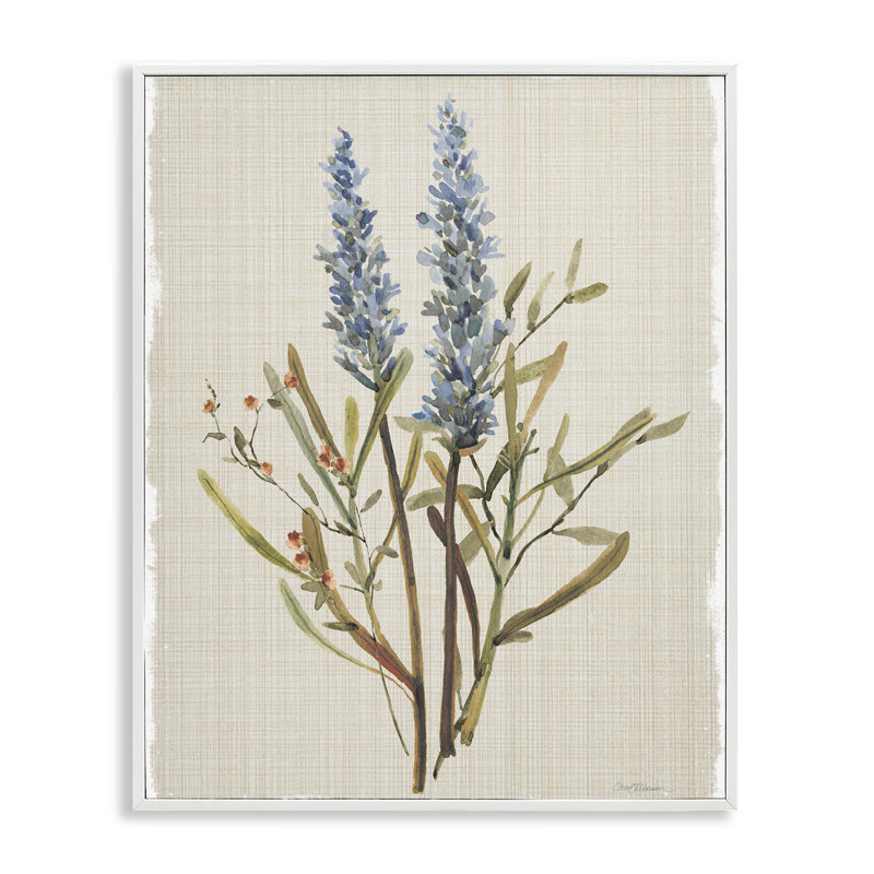 Giclée de lavande naturelle encadrée, giclée par Carol Robinson, H 14 po x l 11 po