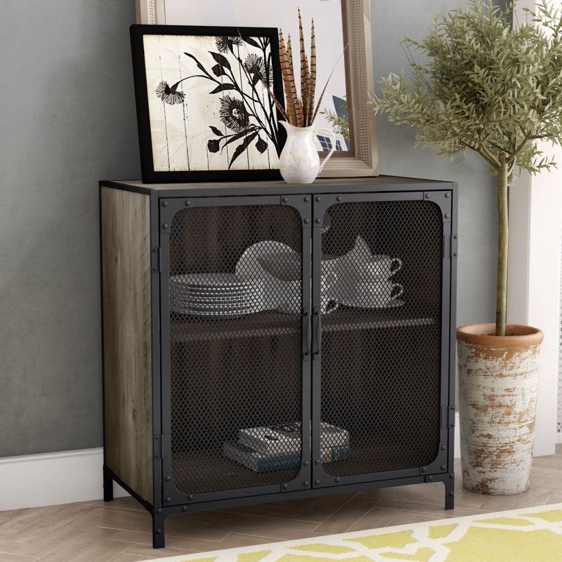 Munich Accent Cabinet, Gray Wash