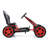 hauck Hurricane Racing Go Kart w/ Low Profile Rubber Tires, Handbrake Design, Red-100919407