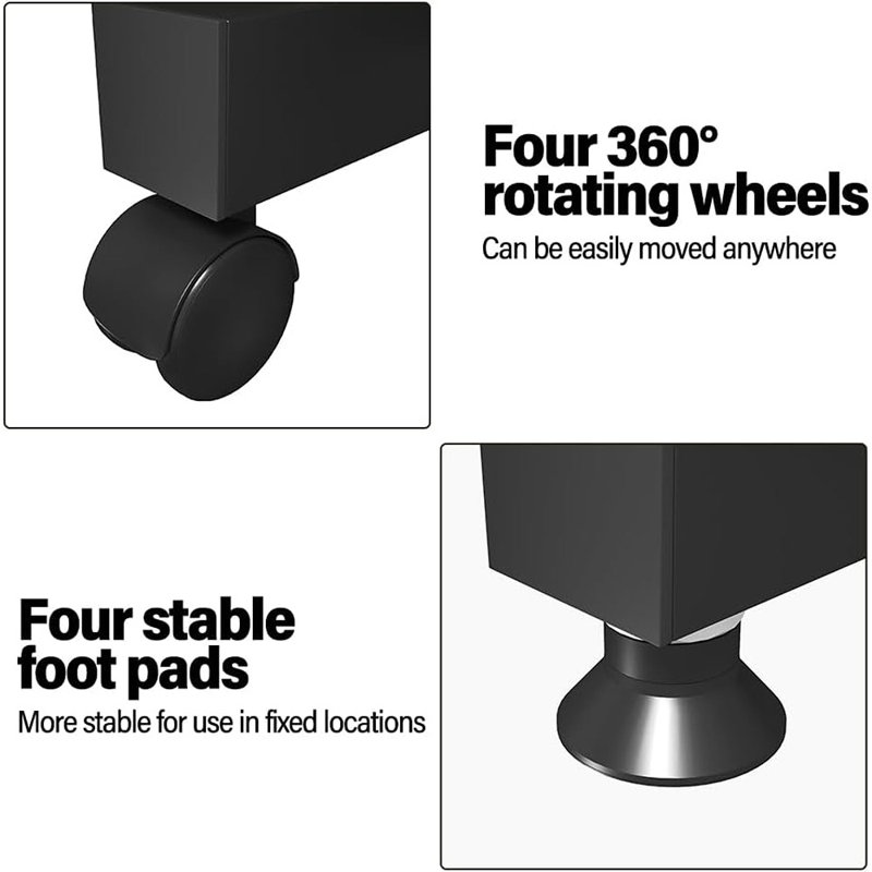 28 Pockets Countertop Rotating Greeting Card Rack, 7 Tier Magazi...