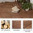 12" x 12" Fir Wood Interlocking Deck Tiles-94829037