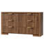 Commode de rangement 54 po avec 6 tiroirs, commode de rangement moderne avec poignées en métal-119892942