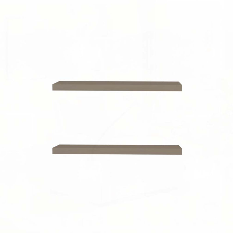 Tablette flottante taupe, Taupe