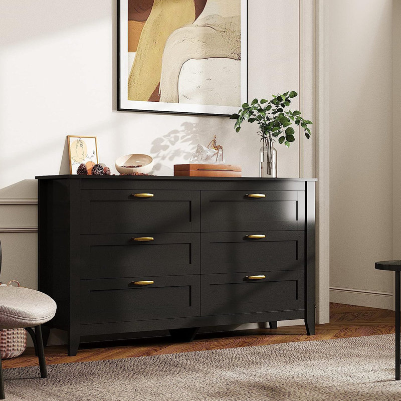 Commode décorative 6 tiroirs