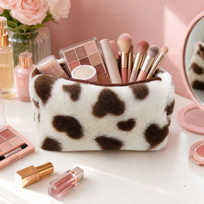 Sacs à dos avec pochettes de maquillage et pochettes à fermeture à glissière pour organisateur d'accessoires de maquillage
