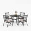 Alyah 4 - Person Patio Dining Set with Round Table , Cushions Included