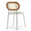Chaise d'appoint en tissu à dossier bas-93021889