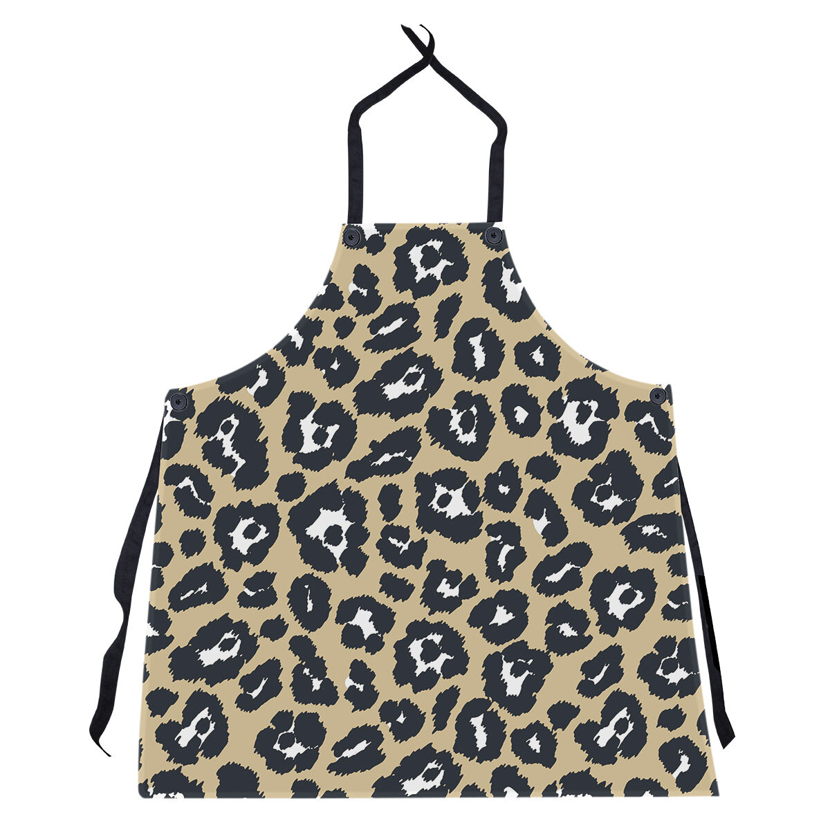 Animal Print Bib Apron