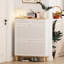 Armoire à chaussures autoportante avec 2 portes et tiroirs rabattables, organisateur étroit pour les couloirs compacts, apparence naturelle blanche, rangement adéquat, porte unique, conception de support de processus d'installation sans effort