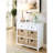 Flavius White Finish Console Cabinet-120258840