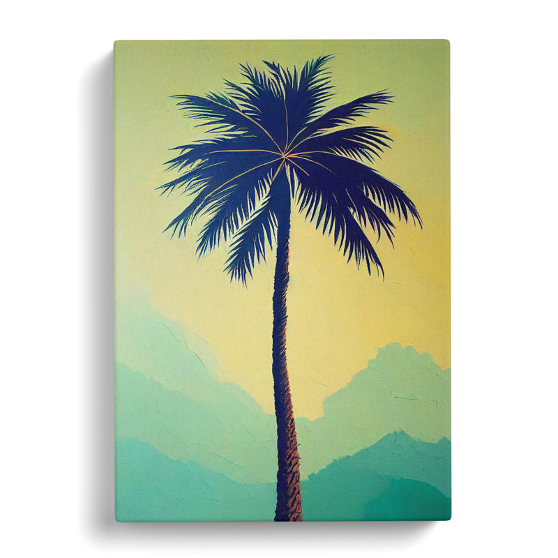 CAN-V0523-1715X Palm Tree - Wrapped Canvas Print, 60cm H x 40cm W