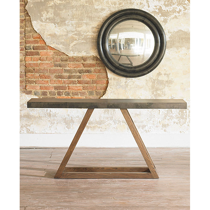 Triangle Console Table, Firmdale Oak