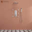 Système de douche mural Herathena 3 fonctions de luxe avec 6 jets de corps (valve brute incluse)-83303034