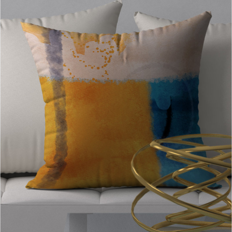 Abstract Throw Pillow, 20" x 20"