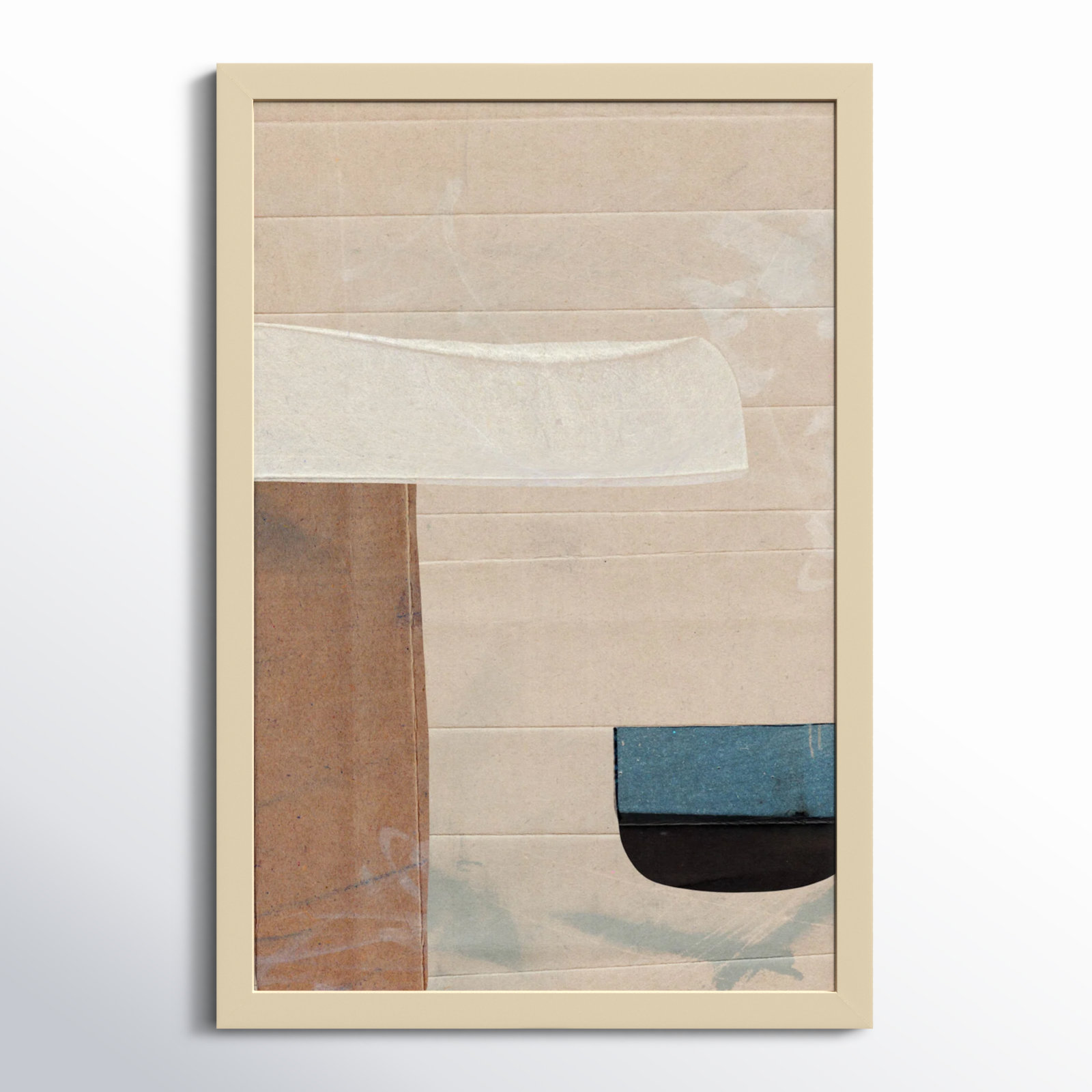 Cleve "Sauna Serenity" Print by Dan Hobday, Brown, 25" H x 17" W