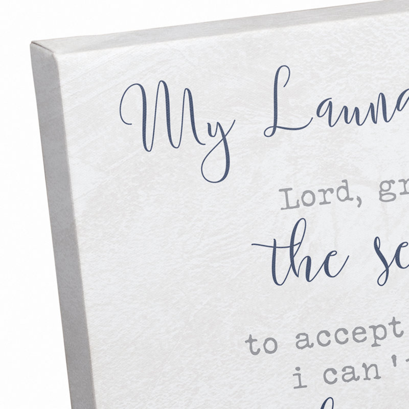 " Laundry Prayer "