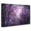 Purple Sky Behind The Winter Trees - Wrapped Canvas-55322735