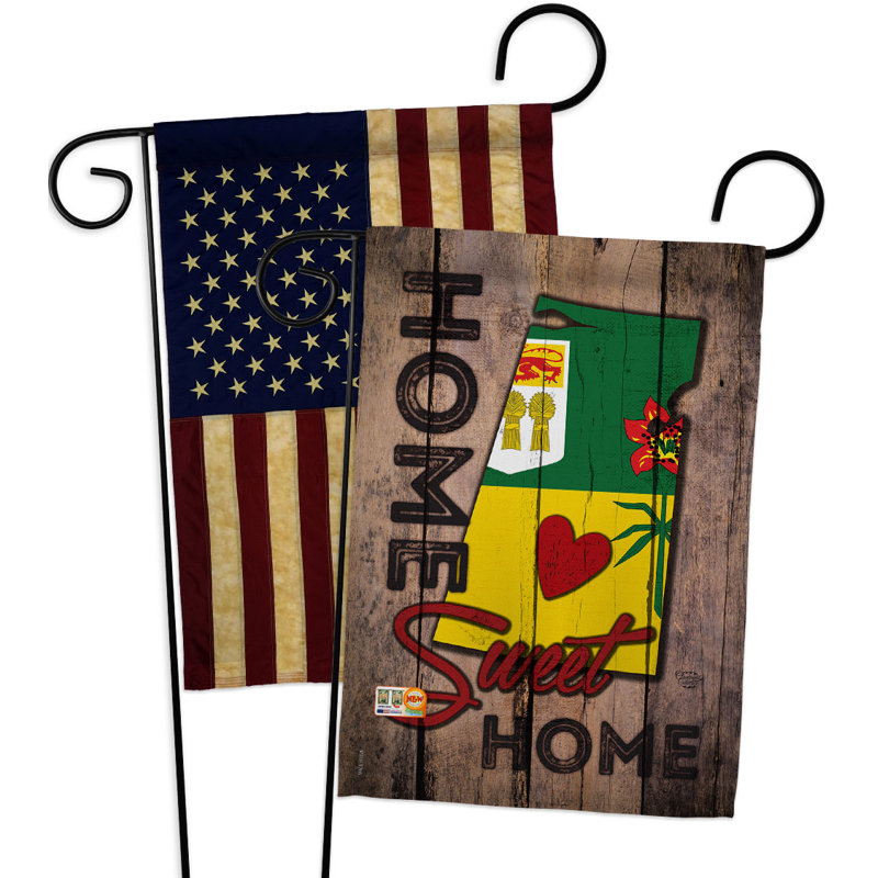 Double Sided 18.5'' H x 13'' W Polyester Garden Flag