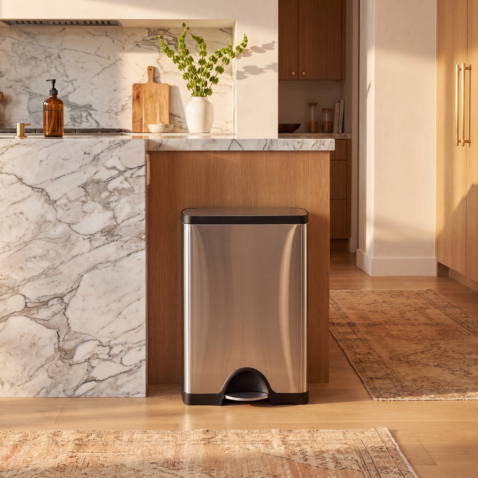 simplehuman 13gal Rectangular Step-On Can