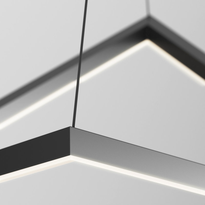 Kaliann 1 - Light Atte Black LED Sphere Pendant