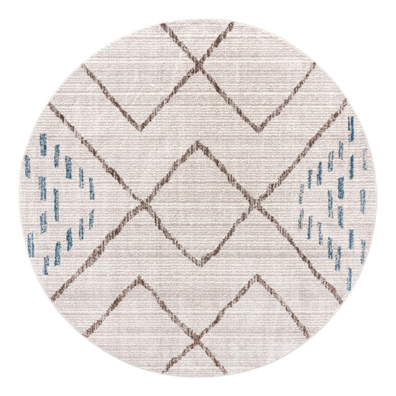 Rudy Indoor Rug, Round 7'