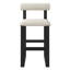 Tabouret de bar et de comptoir rembourré avec base en bois Brayden-622170336-622170339-622170350