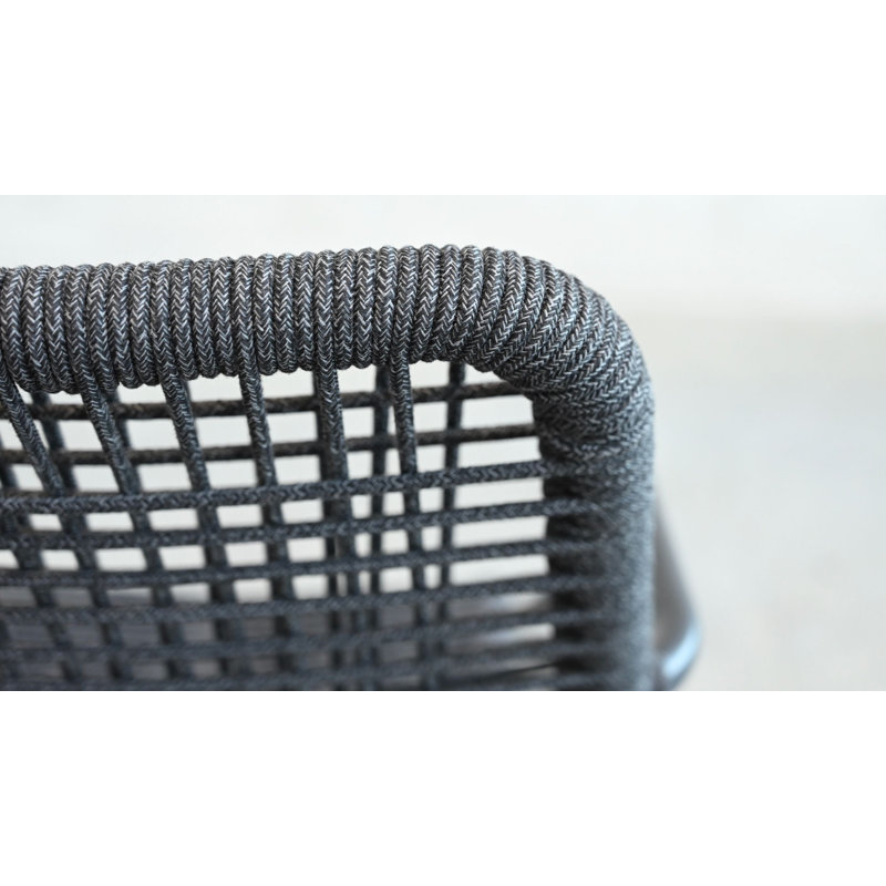 Chaise Castille, noir charbon