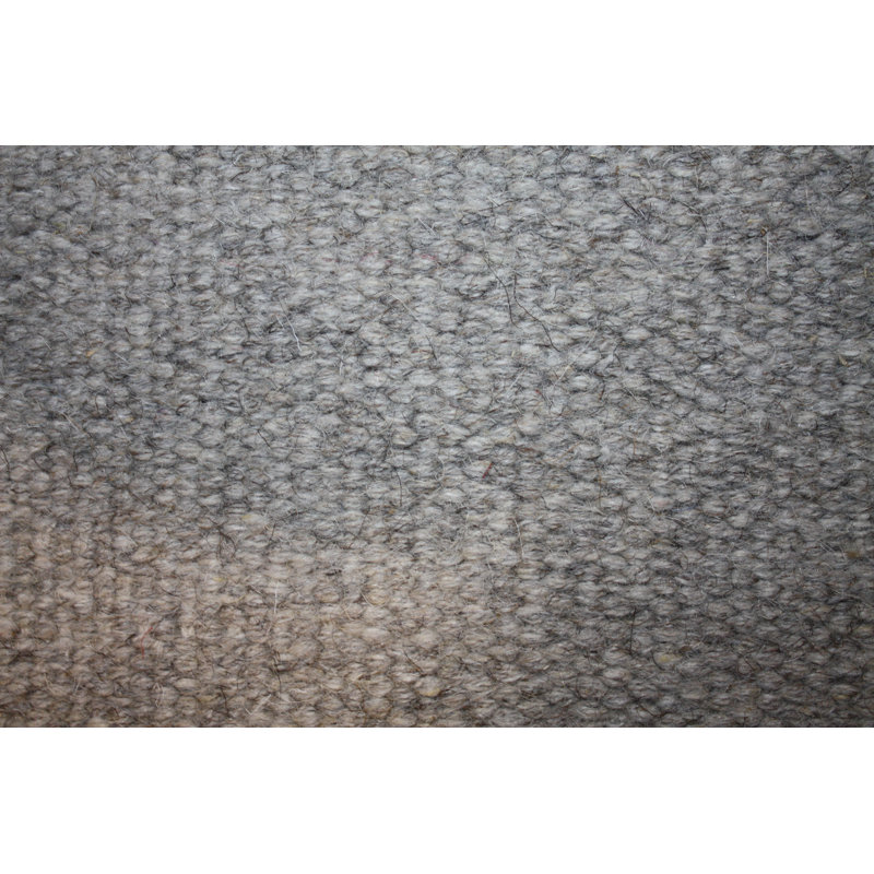 Deatherage Solid Colour Wool Hand Woven Area Rug, Rectangle 140 x 200cm