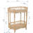 Manhattan 2-Tier Rattan Console Table With Dual Shelves, Handcrafted Natural Rattan Design