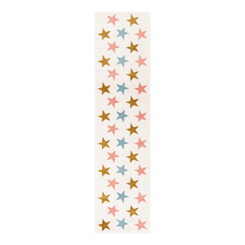 Unique Loom Twinkle Whimsy Kids Rug, Runner 2' x 8'
