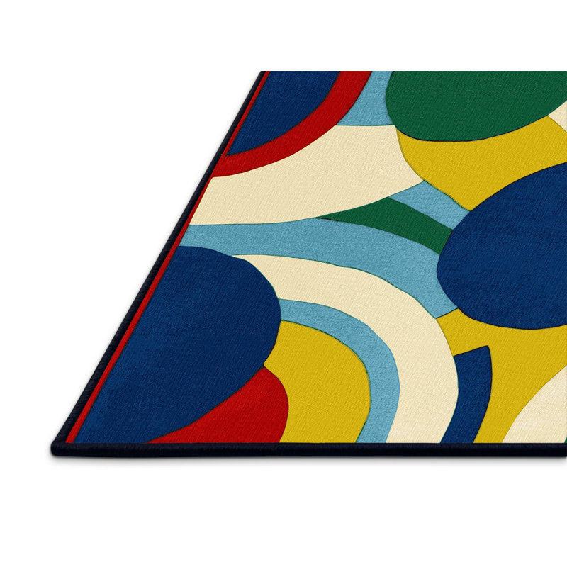 Energetic Jig Rug, Square 8'