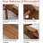 2 Packs Wood Display Stand, 4-Step Tiered Upgraded Wooden Retail Rustic Risers Display Shelf Organizer