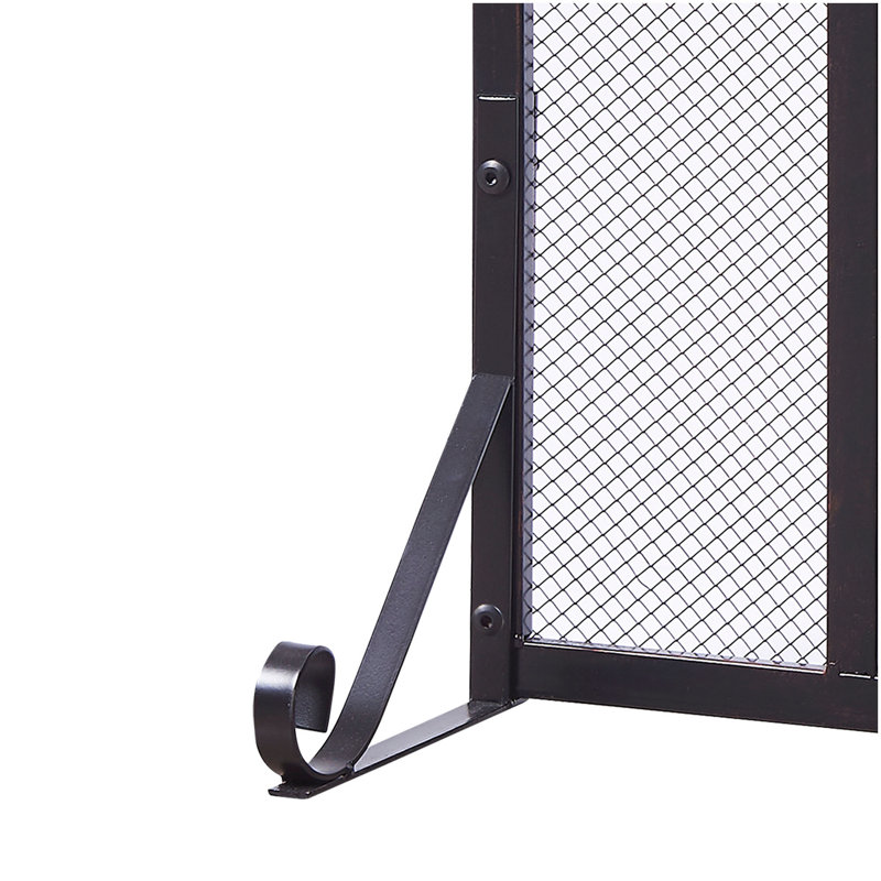 Isenhour 1 Panel Iron Fireplace Screen