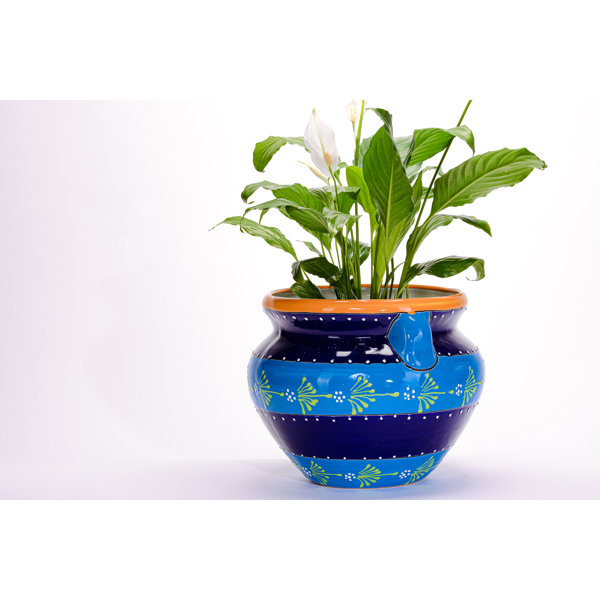 Extra Large Floral Talavera Chata Planter