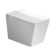 Square Smart Toilet with Built-In Tank,LED Display,Auto Flush,Remote Control,Warm Water&Heated Seat