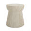 Outdoor Travertine Concrete Side Table-153332125