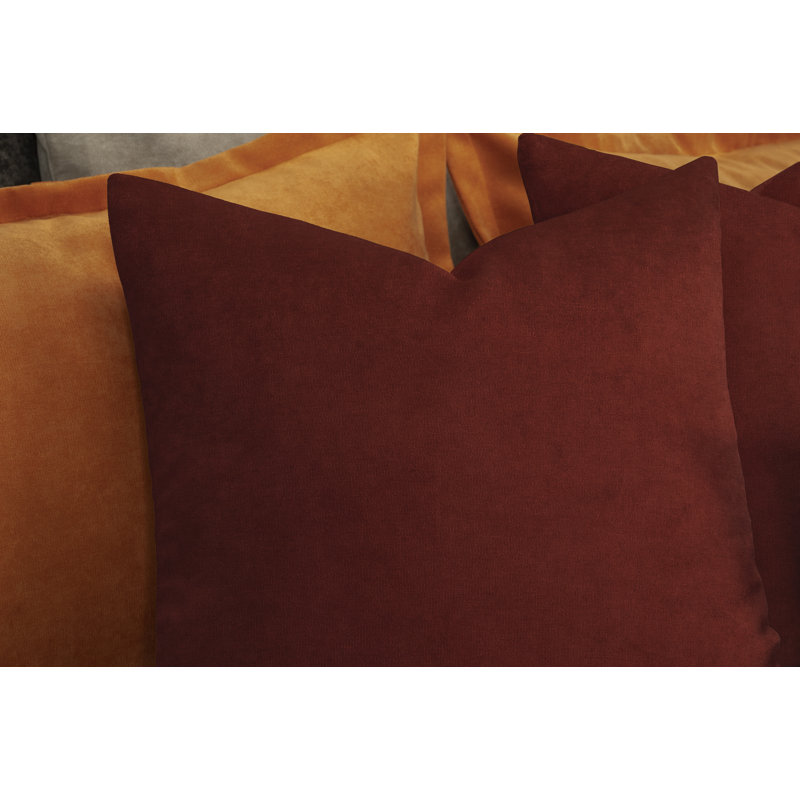 Polyester Channel Duvet Cover & Insert, Full/Double Duvet Cover + 6 Additional Pieces, Orange