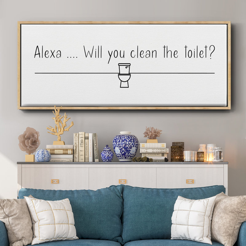 Alexa ...- Framed Canvas, 20" H x 50" W