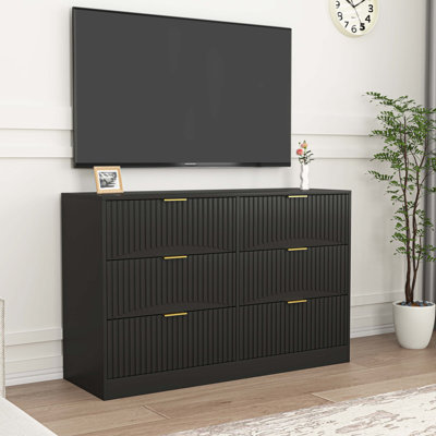 Modern 6-Drawer Dresser