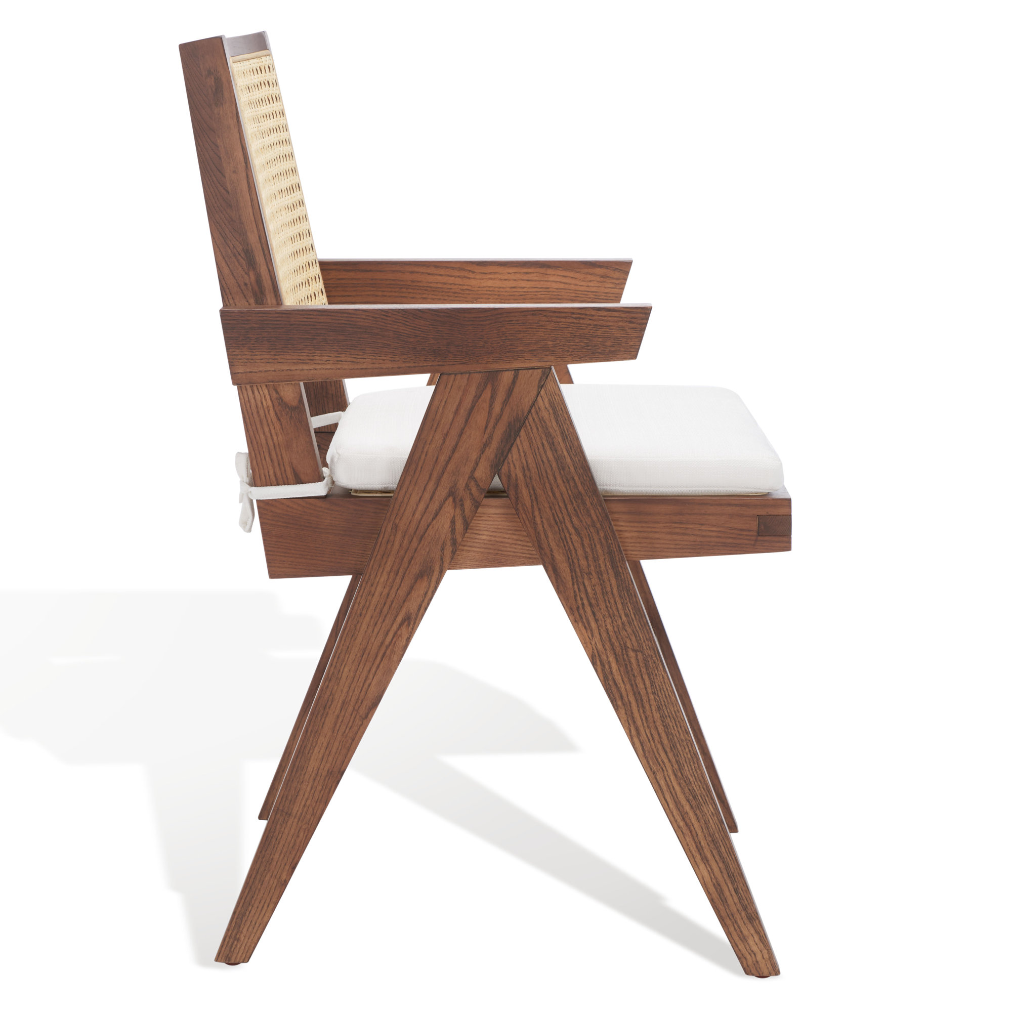 Josephina Rattan Armchair, Walnut