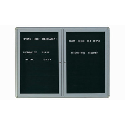 Radius Design Enclosed Directory Letter Board